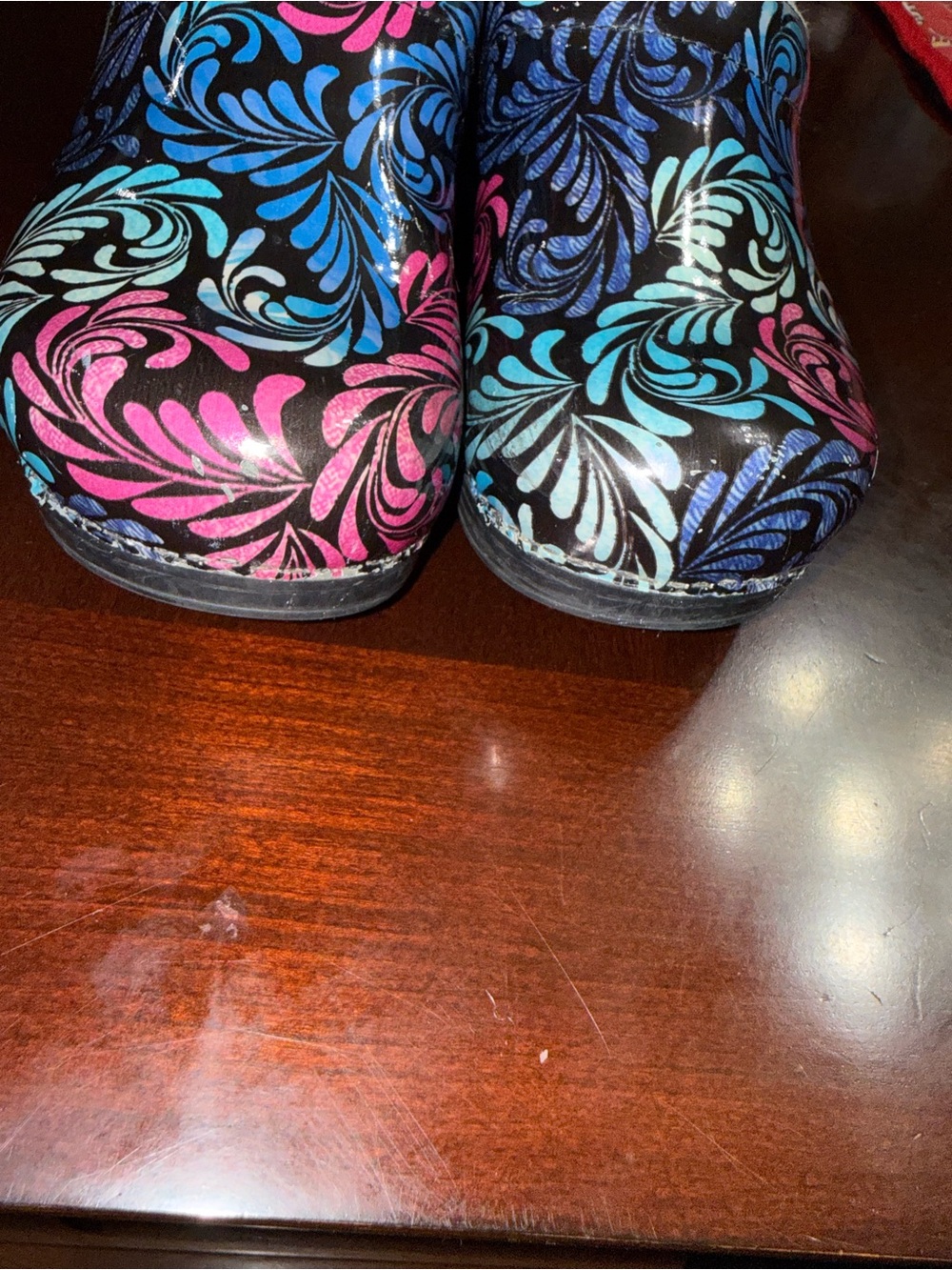 Floral Dansko professional classic nursing clogs - Picture 7 of 7